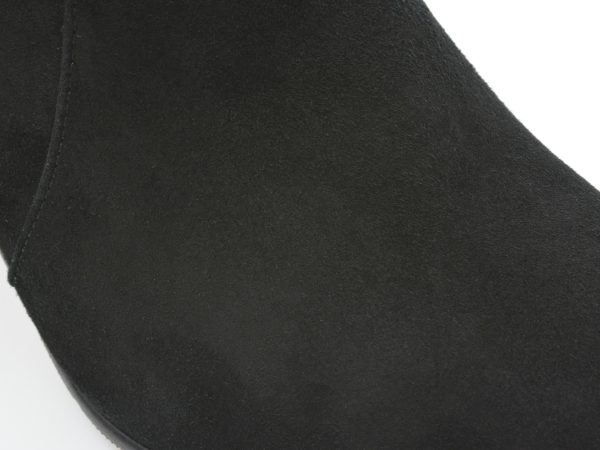 Cizme EPICA negre, JI00078, din piele intoarsa