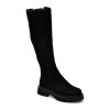 Cizme EPICA negre, QV00006, din piele intoarsa