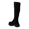 Cizme EPICA negre, QV00006, din piele intoarsa