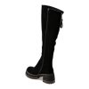 Cizme EPICA negre, QV00030, din piele intoarsa