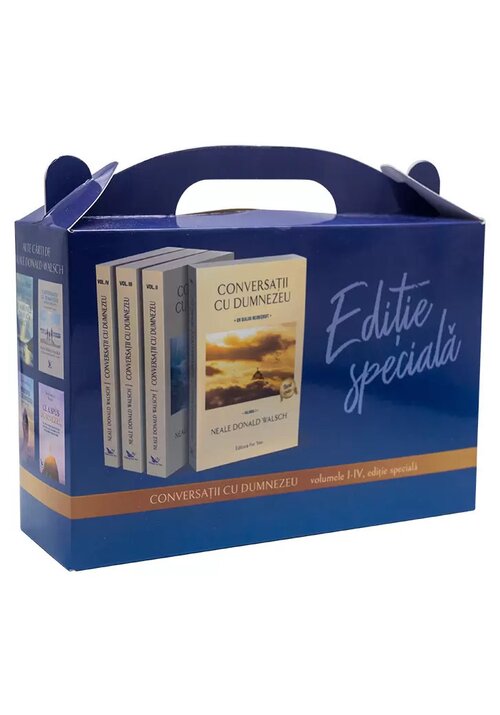 Conversatii cu Dumnezeu. Set 4 Volume + Cutie. Editie Speciala