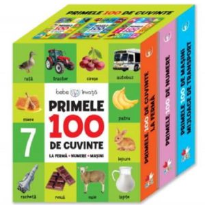 Cutie. Primele 100 de cuvinte. La ferma - Numere - Masini
