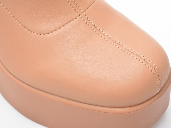 Ghete ALDO bej, GRANDSTEP261, din piele ecologica