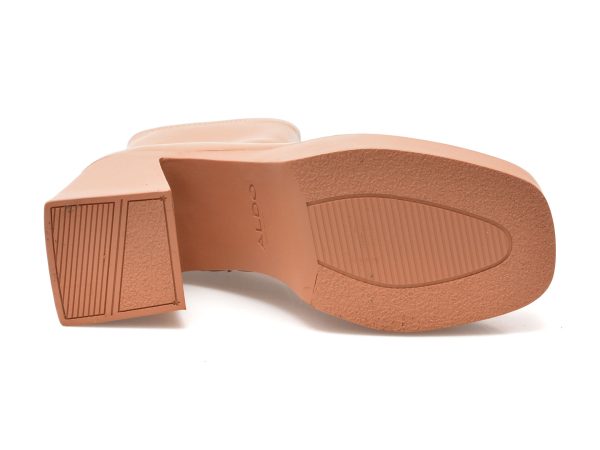 Ghete ALDO bej, GRANDSTEP261, din piele ecologica