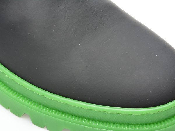 Ghete ALDO negre, ALENCIA004, din material textil si piele ecologica