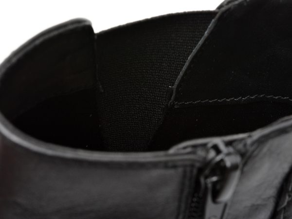 Ghete ALDO negre, TORWENFLEX009, din piele naturala