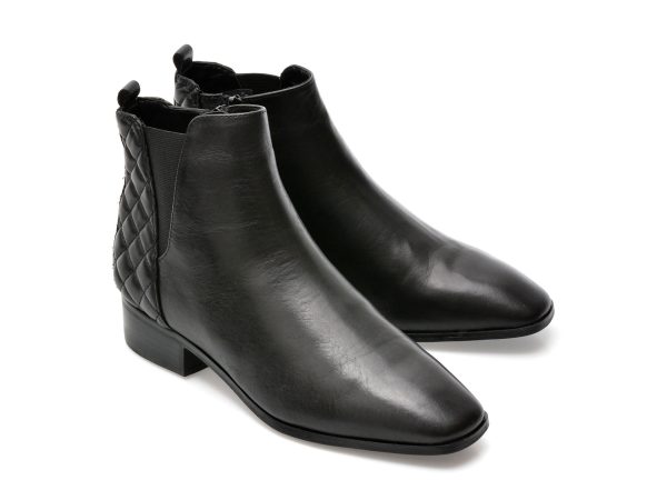 Ghete ALDO negre, TORWENFLEX009, din piele naturala