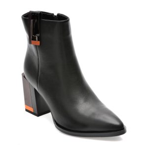 Ghete EPICA negre, 1R530, din piele naturala