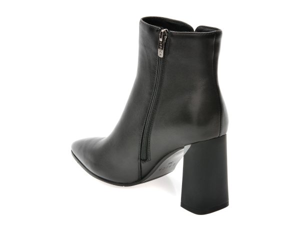 Ghete EPICA negre, 1R682, din piele naturala