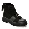 Ghete EPICA negre, 291Z725, din piele intoarsa