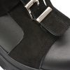 Ghete EPICA negre, 291Z725, din piele intoarsa