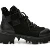 Ghete EPICA negre, 4003291, din piele intoarsa