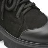 Ghete EPICA negre, 4003291, din piele intoarsa