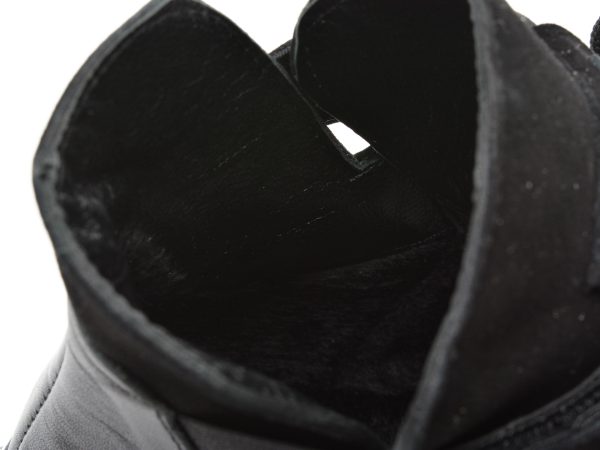 Ghete EPICA negre, 4003291, din piele intoarsa