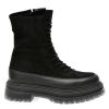 Ghete EPICA negre, 66132, din piele intoarsa