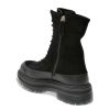 Ghete EPICA negre, 66132, din piele intoarsa