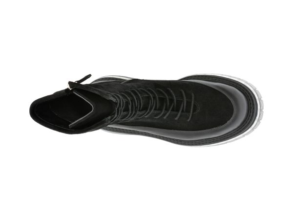 Ghete EPICA negre, 66132, din piele intoarsa