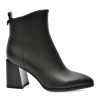 Ghete EPICA negre, 70963, din piele naturala