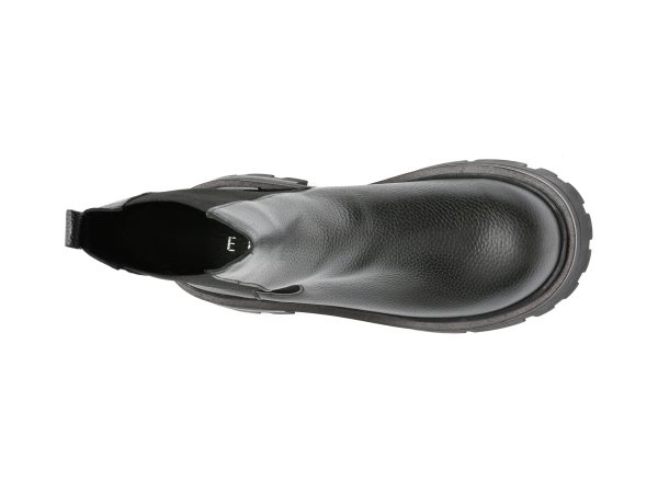 Ghete EPICA negre, 88143, din piele naturala
