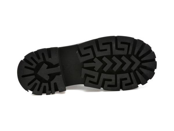 Ghete EPICA negre, 88143, din piele naturala