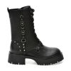 Ghete EPICA negre, J700013, din piele naturala