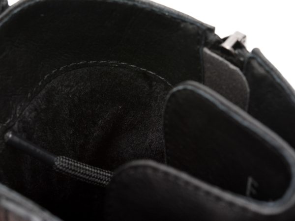 Ghete EPICA negre, J700013, din piele naturala