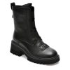 Ghete EPICA negre, J700019, din piele naturala