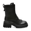 Ghete EPICA negre, J700019, din piele naturala