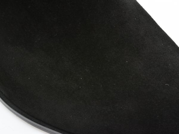 Ghete EPICA negre, QV00056, din piele intoarsa