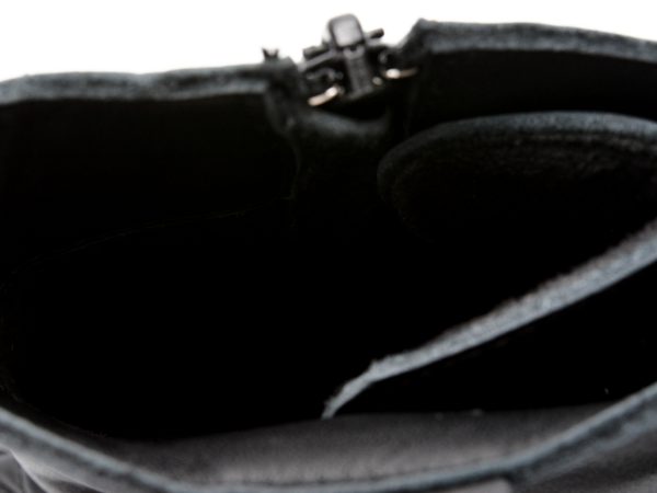 Ghete FLAVIA PASSINI negre, 1800, din piele naturala