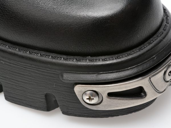 Ghete FLAVIA PASSINI negre, 3339, din piele naturala