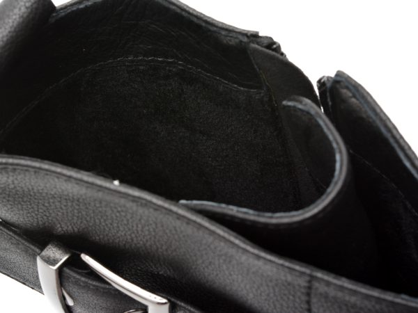 Ghete FLAVIA PASSINI negre, 3339, din piele naturala
