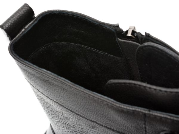 Ghete FLAVIA PASSINI negre, H2958, din piele naturala