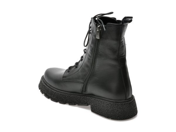 Ghete GRYXX negre, 208956, din piele naturala