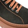 Ghete GRYXX negre, 2153351, din piele intoarsa