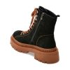 Ghete GRYXX negre, 2153351, din piele intoarsa