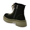 Ghete GRYXX negre, 2153351, din piele intoarsa