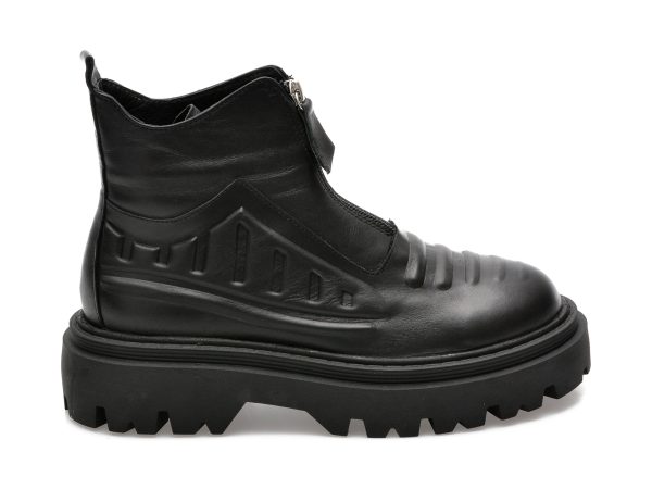 Ghete GRYXX negre, 21857, din piele naturala