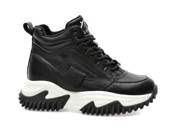 Ghete GRYXX negre, 22055, din piele naturala