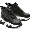Ghete GRYXX negre, 22055, din piele naturala