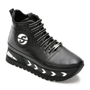 Ghete GRYXX negre, 251720, din piele naturala