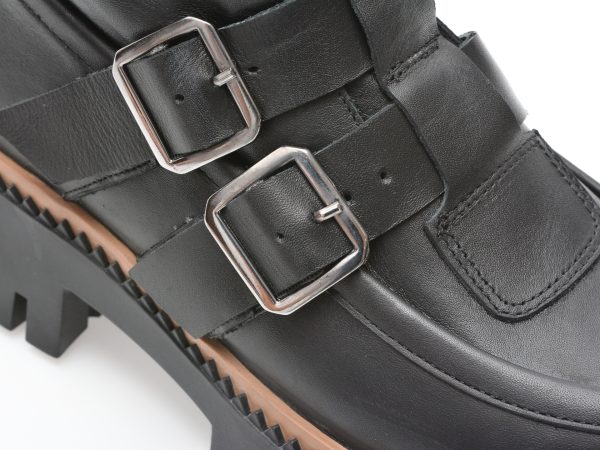 Ghete GRYXX negre, 3041957, din piele naturala
