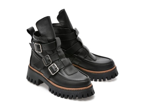 Ghete GRYXX negre, 3041957, din piele naturala