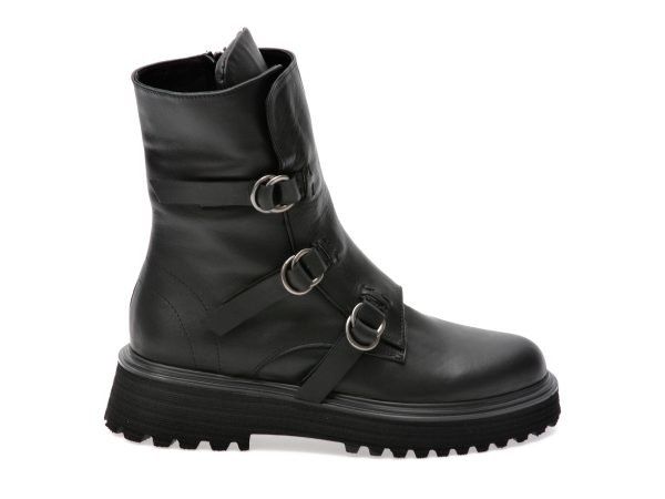 Ghete GRYXX negre, 3043817, din piele naturala