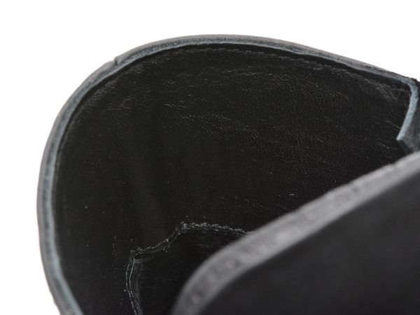 Ghete GRYXX negre, 3043817, din piele naturala