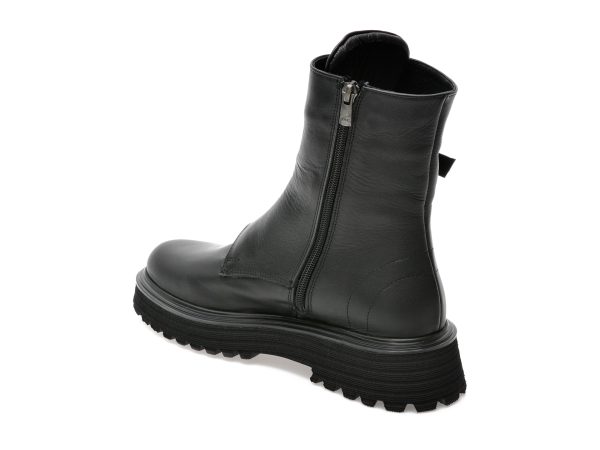 Ghete GRYXX negre, 3043817, din piele naturala