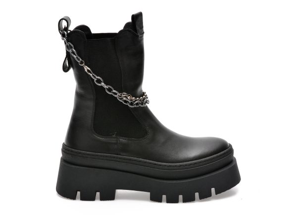 Ghete GRYXX negre, 3122004, din piele naturala