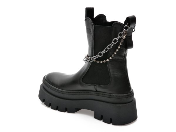 Ghete GRYXX negre, 3122004, din piele naturala