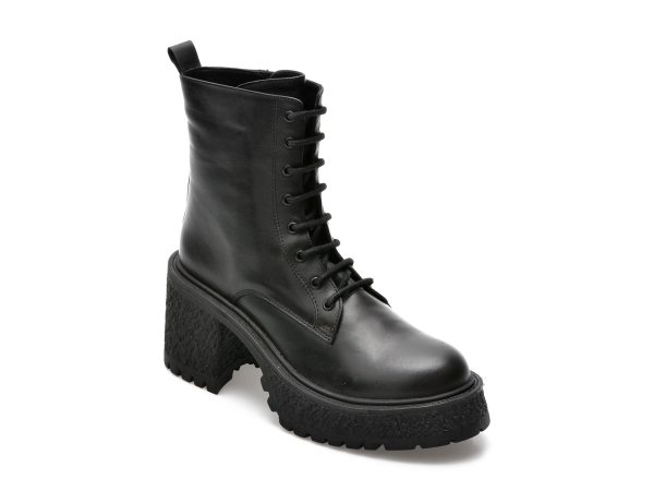 Ghete GRYXX negre, 42392, din piele naturala