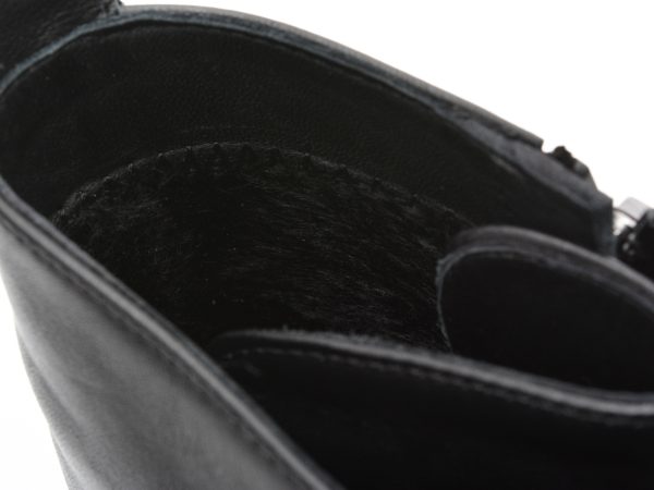 Ghete GRYXX negre, 42392, din piele naturala